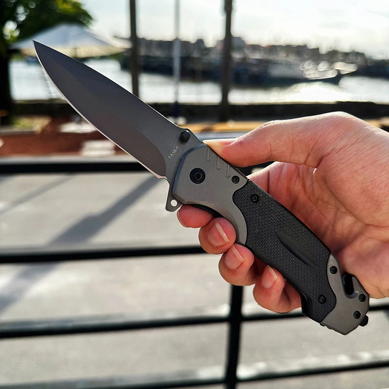 Tactical Folding Knife, Self Defense Survival Pocket Knives, EDC Multitool For Men, Hunting Weapon, Outdoor Camping, Hand Tools