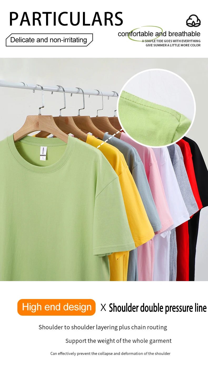 Casual Cotton Womens T-Shirts Seoul Beautiful Scenery Printed Short Sleeve O-Neck Breathable Oversize Fashion Female Clothes