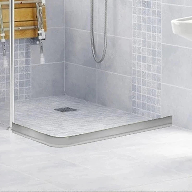 Bathroom Toilet Wet Dry Separation Barrier Stopper Retaining Strip Shower Dam Flood Barrier Watertight Seals Countertop Floors