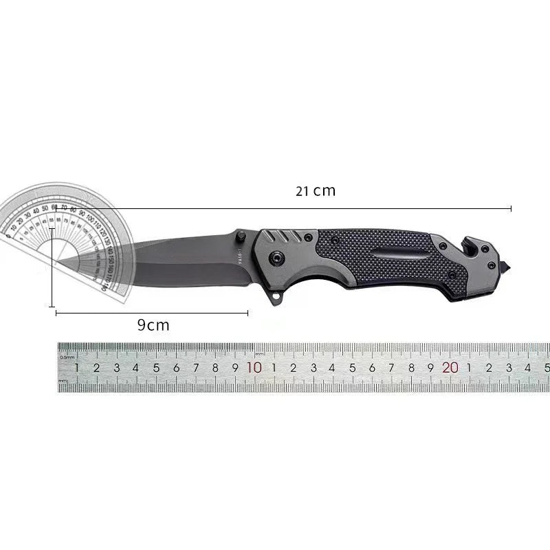 Tactical Folding Knife, Self Defense Survival Pocket Knives, EDC Multitool For Men, Hunting Weapon, Outdoor Camping, Hand Tools