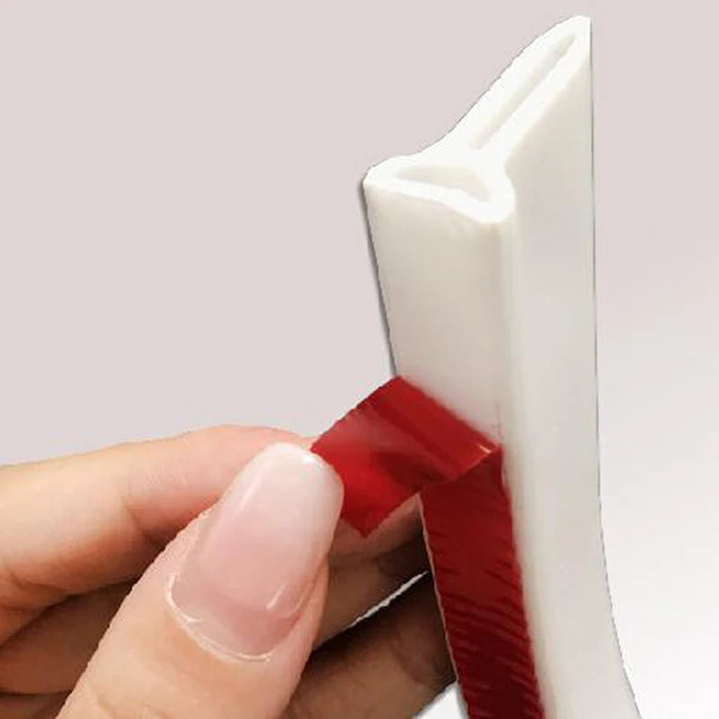 Bathroom Toilet Wet Dry Separation Barrier Stopper Retaining Strip Shower Dam Flood Barrier Watertight Seals Countertop Floors
