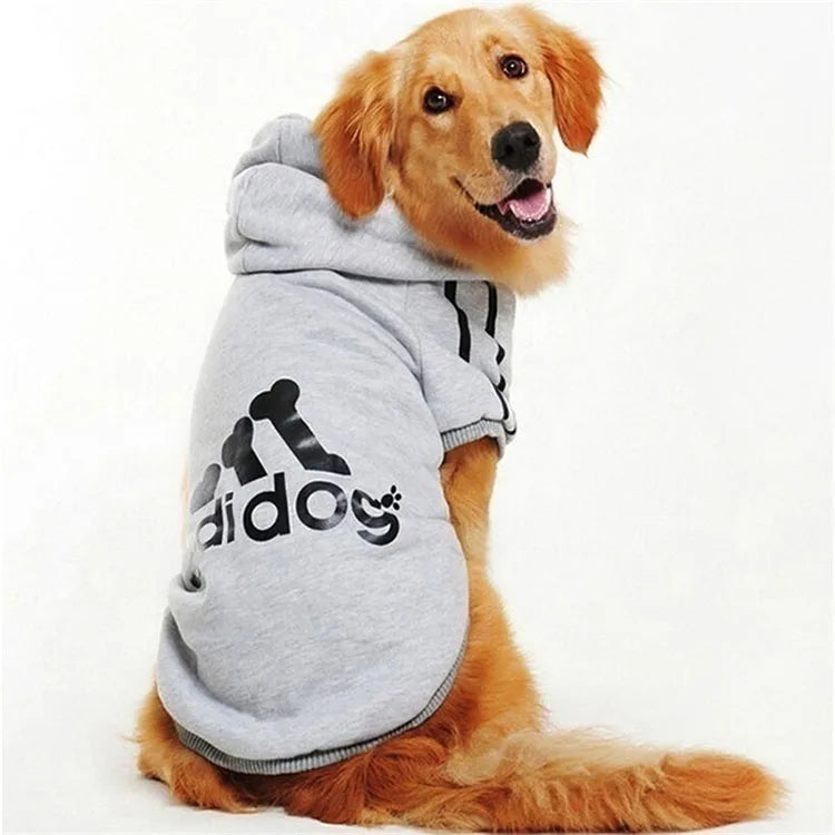 Winter Pet Dog Clothes Adidog Sweatshirts Fleece Warm Coat Clothing for Small Large Dogs Chihuahua Hoodie Pet Costume S-9XL