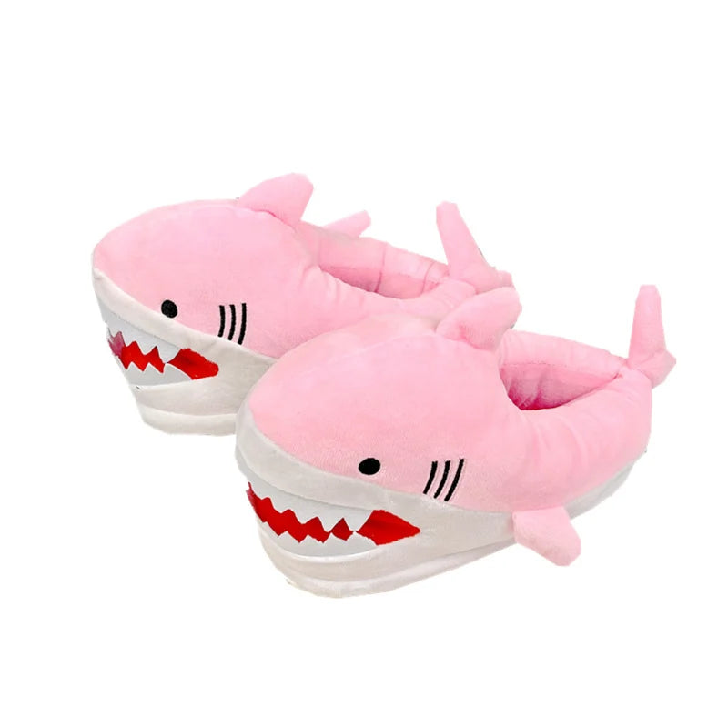 2022 New Arrival Animel Shark Home Shoes For Unisex Creativity Boys Slippers Men Winter Spring Indoor Slippers Floor Fur Slipper