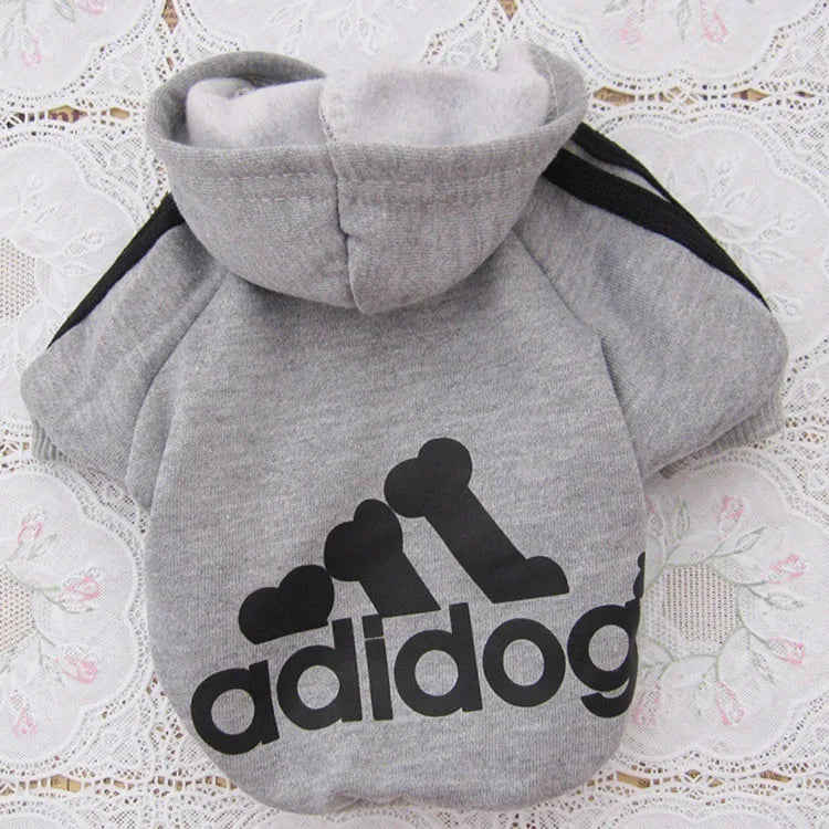 Winter Pet Dog Clothes Adidog Sweatshirts Fleece Warm Coat Clothing for Small Large Dogs Chihuahua Hoodie Pet Costume S-9XL