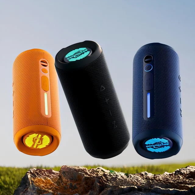 M6 30W High Quality Portable  Subwoofer Hopestar Speaker  360° Surround Sound IP67 Waterproof Dustproof RGB LED 4000mah