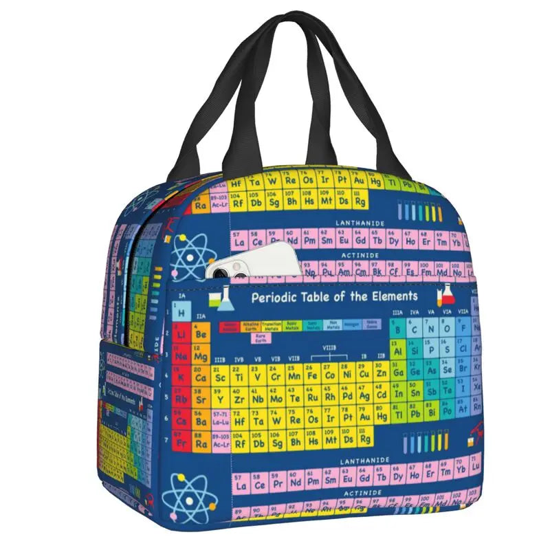 Custom I Am A Scientist Lunch Bag Science Physics Chemistry Biology Cooler Thermal Insulated Lunch Boxes for School Children