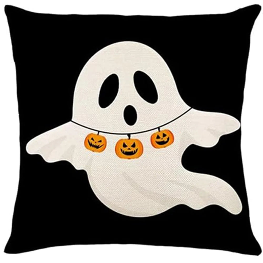 Spooky and Fun Halloween Pillow Covers: Happy Halloween, Ghost, Pumpkin Patterns & 'Boo Y'all' Sofa cushion cover,gift