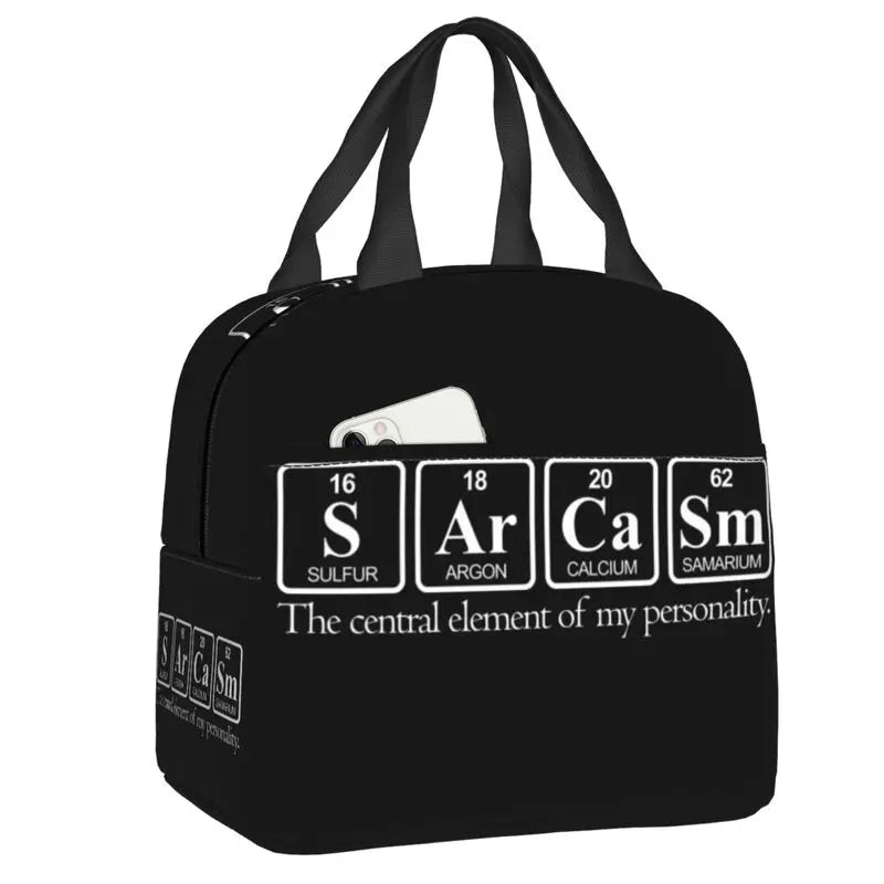 Custom I Am A Scientist Lunch Bag Science Physics Chemistry Biology Cooler Thermal Insulated Lunch Boxes for School Children