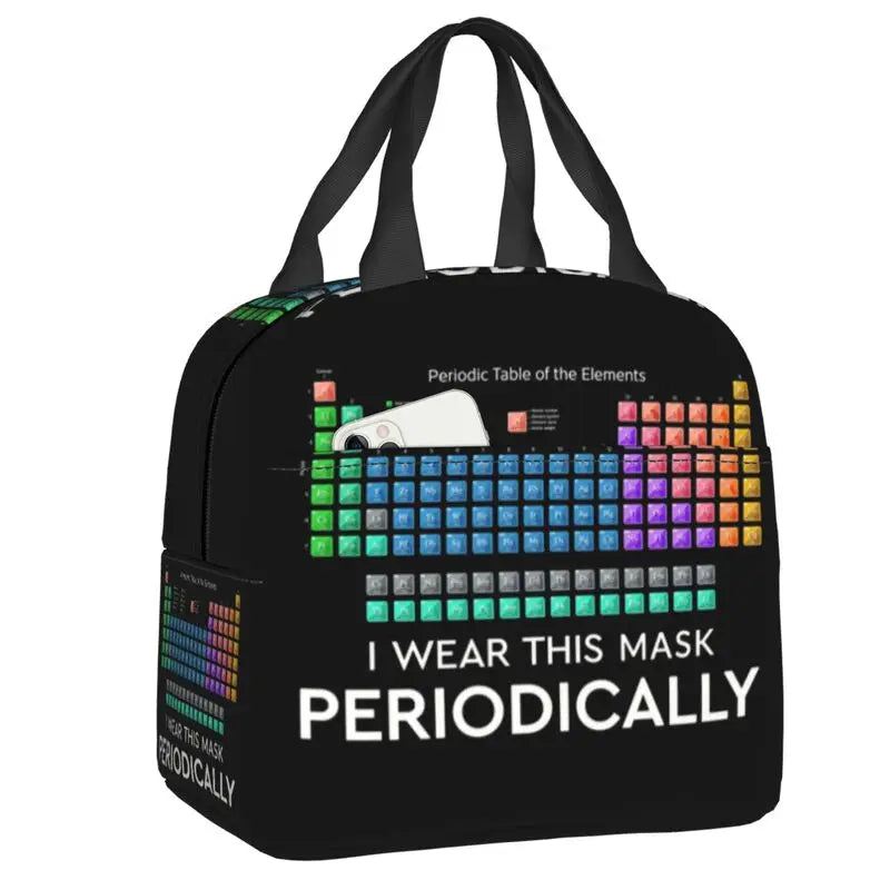 Custom I Am A Scientist Lunch Bag Science Physics Chemistry Biology Cooler Thermal Insulated Lunch Boxes for School Children