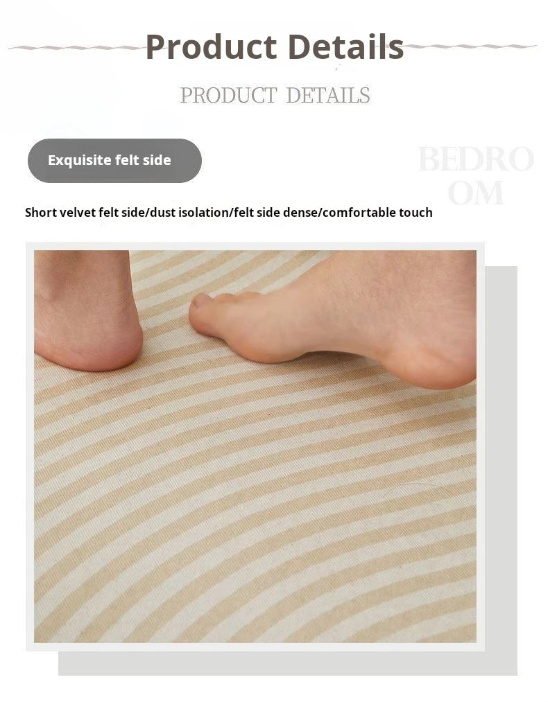 VIKAMA Crystal Velvet Door, Bathroom and Kitchen Mats: Aesthetically appealing, easy to clean, facilitate dry - wet separation a