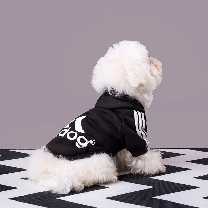 Winter Pet Dog Clothes Adidog Sweatshirts Fleece Warm Coat Clothing for Small Large Dogs Chihuahua Hoodie Pet Costume S-9XL