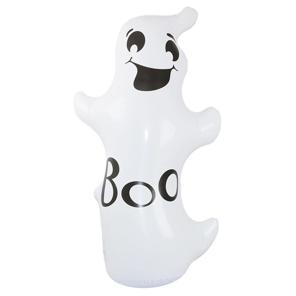 Halloween Standing Inflatable Pumpkin Windproof Inflatable Pumpkin Ghost Horror Festival Theme Indoor Outdoor Garden Decorations