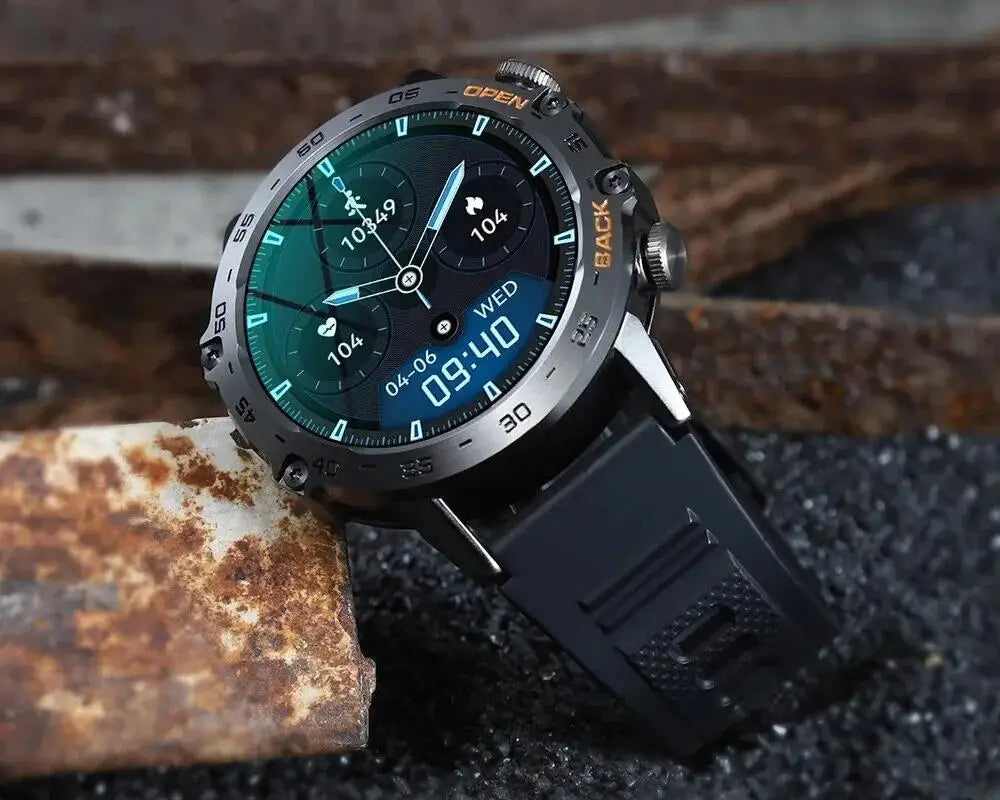 LIGE Smart Watch New1.39" Bluetooth Call Men Outdoor Sport Fitness Heart Rate Health Monitoring Smartwatch for Android IOS Phone