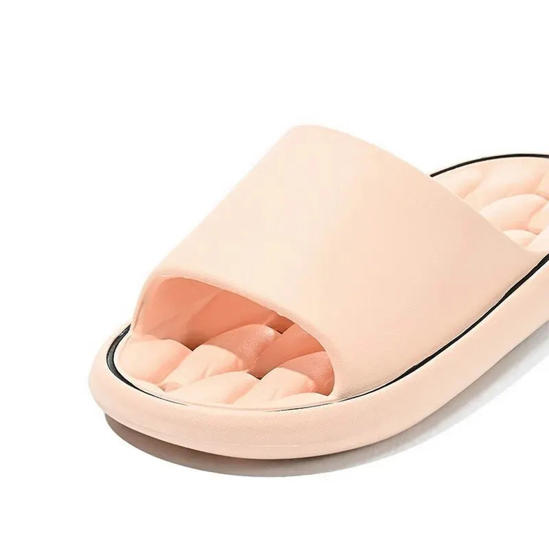 Bathroom House Slippers Leaking Quick-Drying Shower Slipper Light Weight Waterleaky Beach Flip Flops Women Swimming Slides