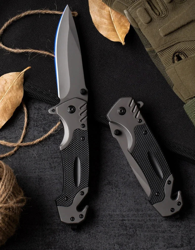 Tactical Folding Knife, Self Defense Survival Pocket Knives, EDC Multitool For Men, Hunting Weapon, Outdoor Camping, Hand Tools
