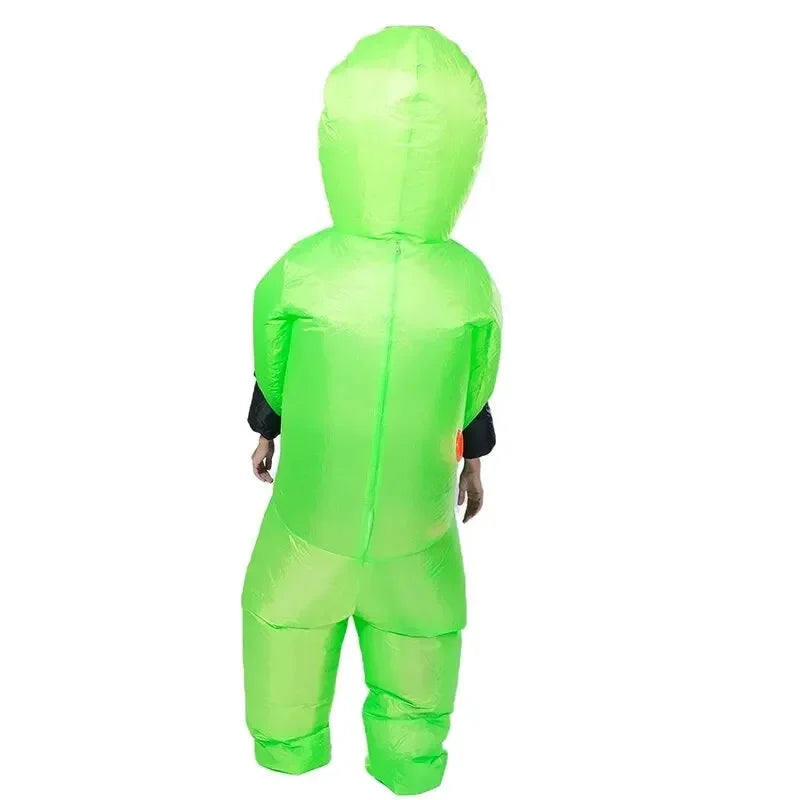 Halloween  2025 Festival En Feest Leuk Familie Cosplay Opblaasbaar Opblaasbaar Buitenaards Kostuum Voor Volwassenen En Kinderen