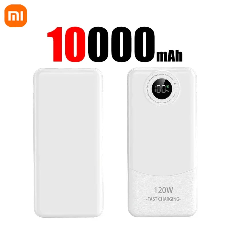 Xiaomi 50000mAh PowerBank 120W Super Fast Charging Four Heads Portable Charger Emergency Battery Supply For iPhone Samsung 2025