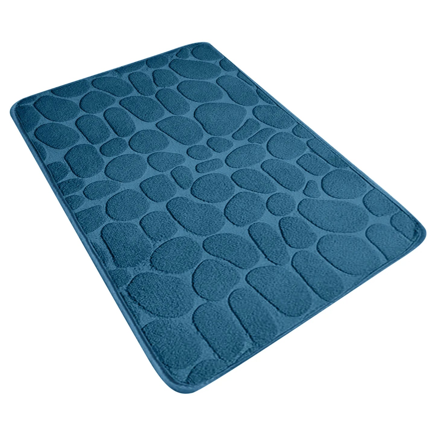 Non Slip Bathroom Mat Bath Mats Absorbent Doormat Carpet Cobblestone Embossed Door Floor Mats Machine Washable Quick Drying