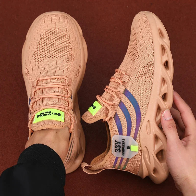 Casual Shoes for Men Summer New Style Mesh Breathable Lightweight Cushioned Comfortable Sports Walking Shoes for Men and Women