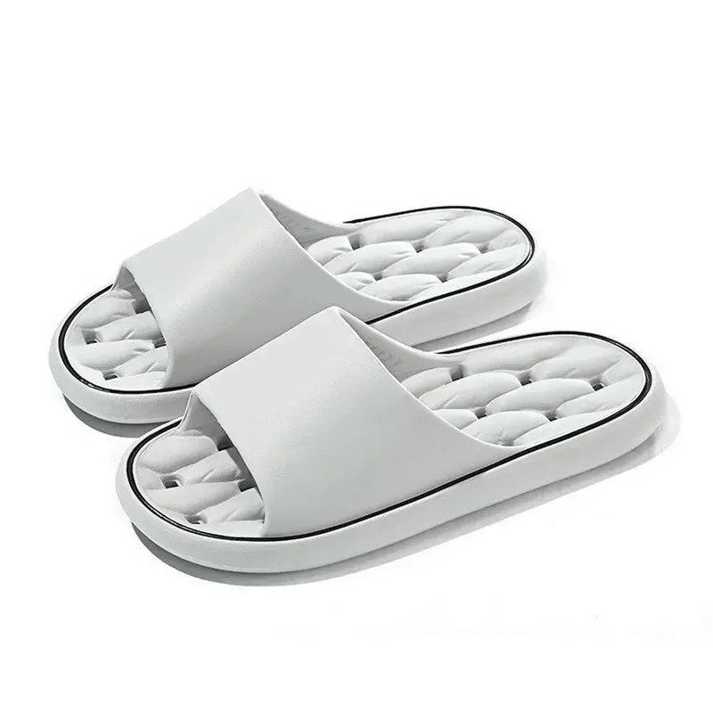 Bathroom House Slippers Leaking Quick-Drying Shower Slipper Light Weight Waterleaky Beach Flip Flops Women Swimming Slides
