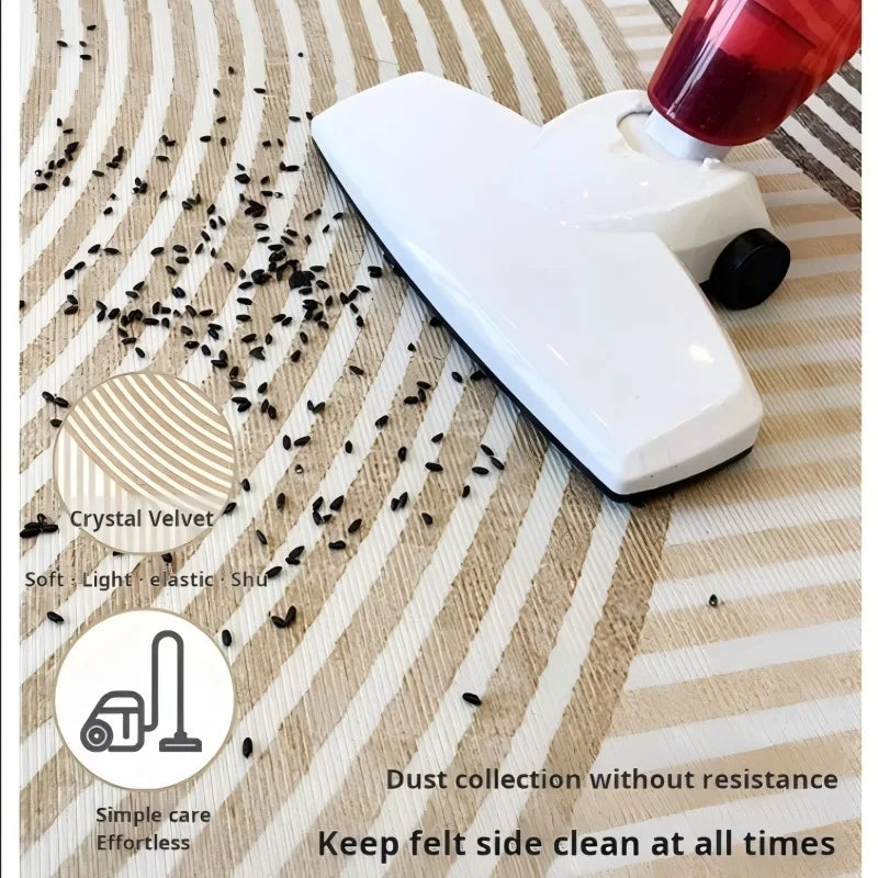 VIKAMA Crystal Velvet Door, Bathroom and Kitchen Mats: Aesthetically appealing, easy to clean, facilitate dry - wet separation a
