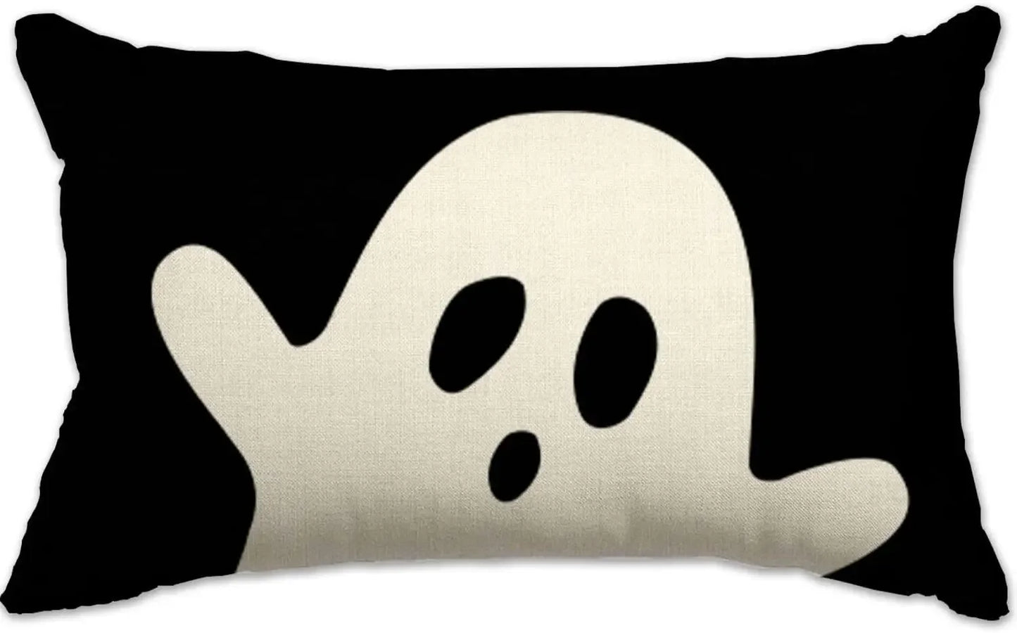 30x50cm Halloween Cushion Cover, Linen Bats Ghoast Skull Pumpkin Rectangle Pillow Covers ,Cushion Cases for Home Sofa Chair