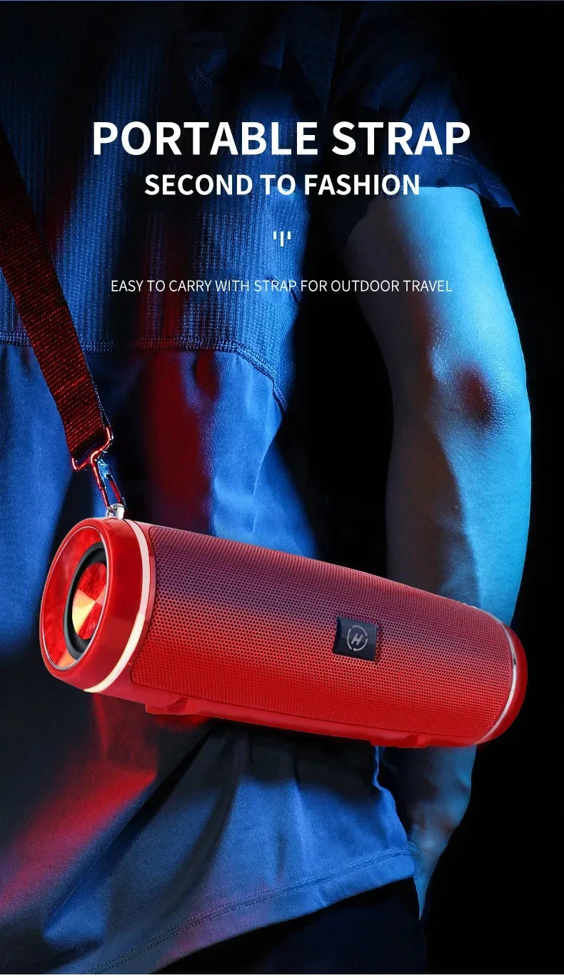 200W High-power Bluetooth Speakers Portable Bass Outdoor Wireless Audio 3D Surround Bluetooth Speaker TWS/FM/voice Dance