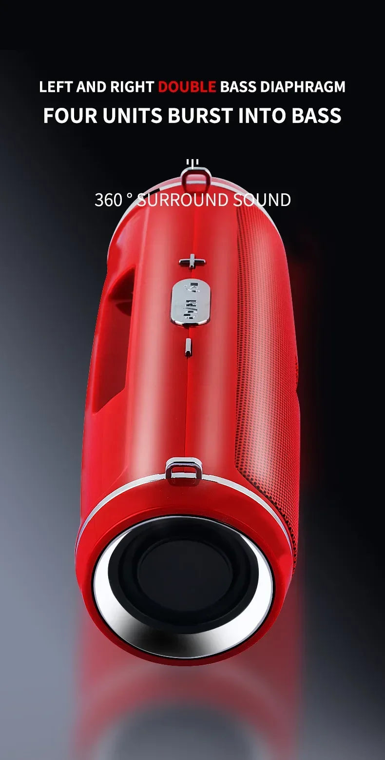 200W High-power Bluetooth Speakers Portable Bass Outdoor Wireless Audio 3D Surround Bluetooth Speaker TWS/FM/voice Dance