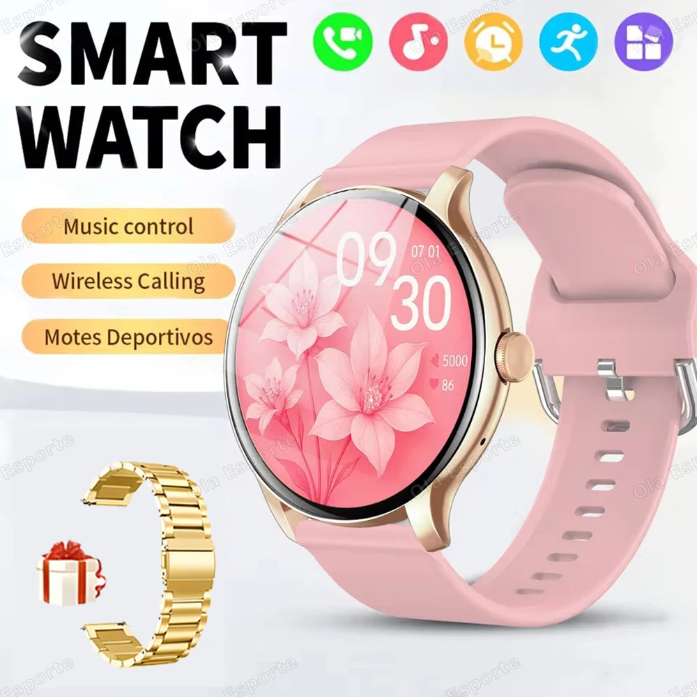 New 2025 Smart Watch Heart Rate Sleep Health Monitor Bluetooth Call Smartwatch Women Sports GPS Track Tracking For Android IOS