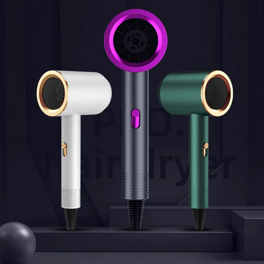 Hairdryer With Noiseless Operation Strong Wind and Anion Technology Fast Drying Hairdryer for Everyday Use