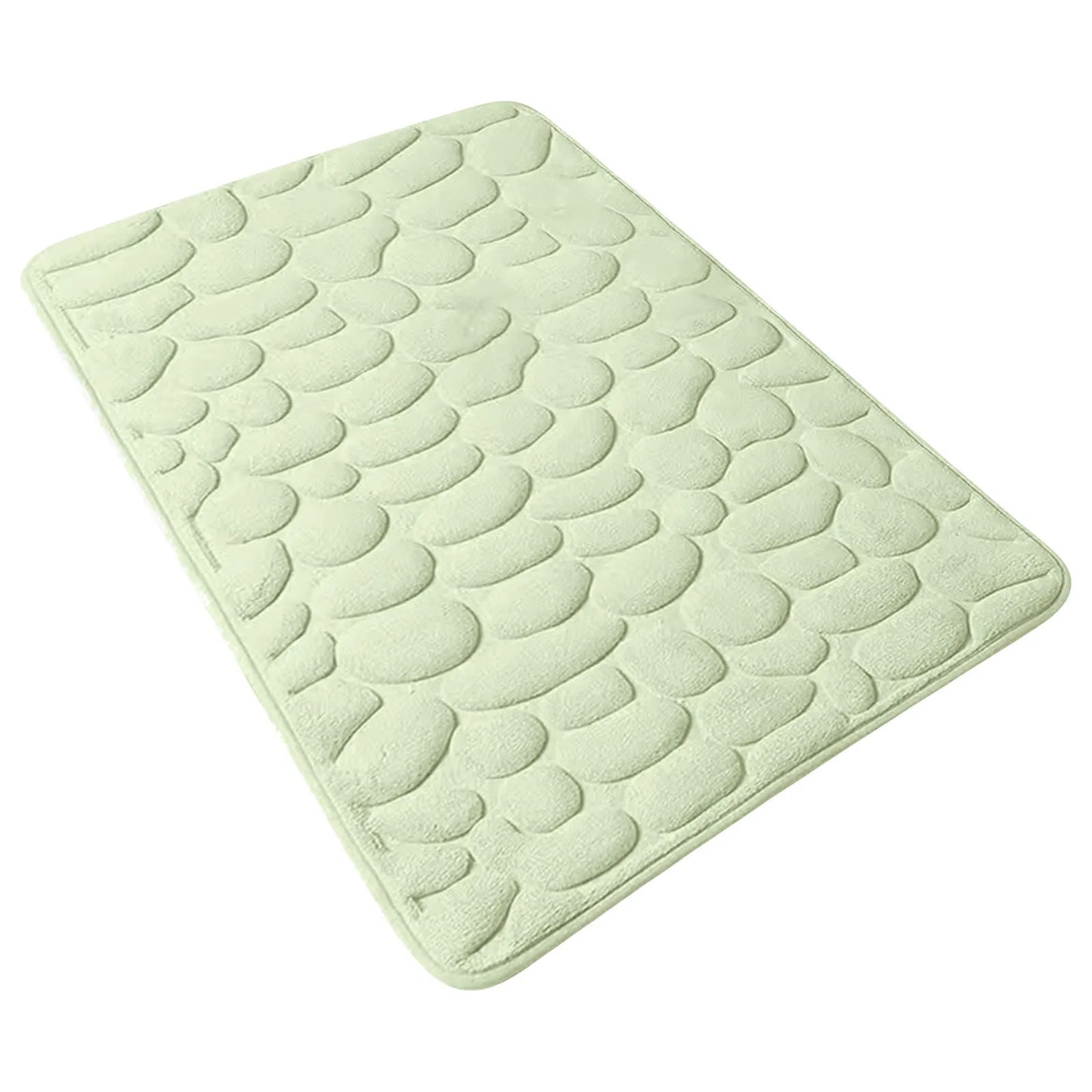Non Slip Bathroom Mat Bath Mats Absorbent Doormat Carpet Cobblestone Embossed Door Floor Mats Machine Washable Quick Drying
