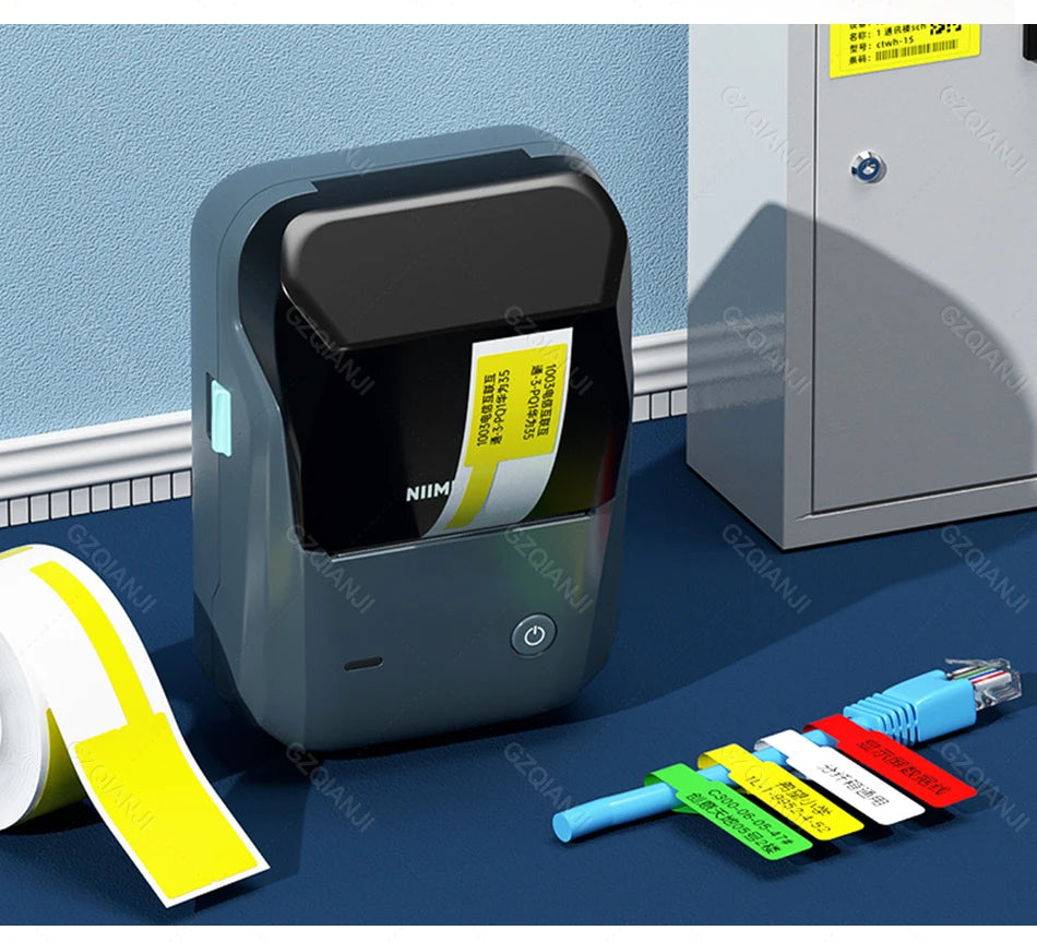 NIIMBOT Mobile B1 Label Printer Bluetooth Thermal Paper Pocket Maker Self-Adhesive Sticker Labeling Tag Price for Retail Store