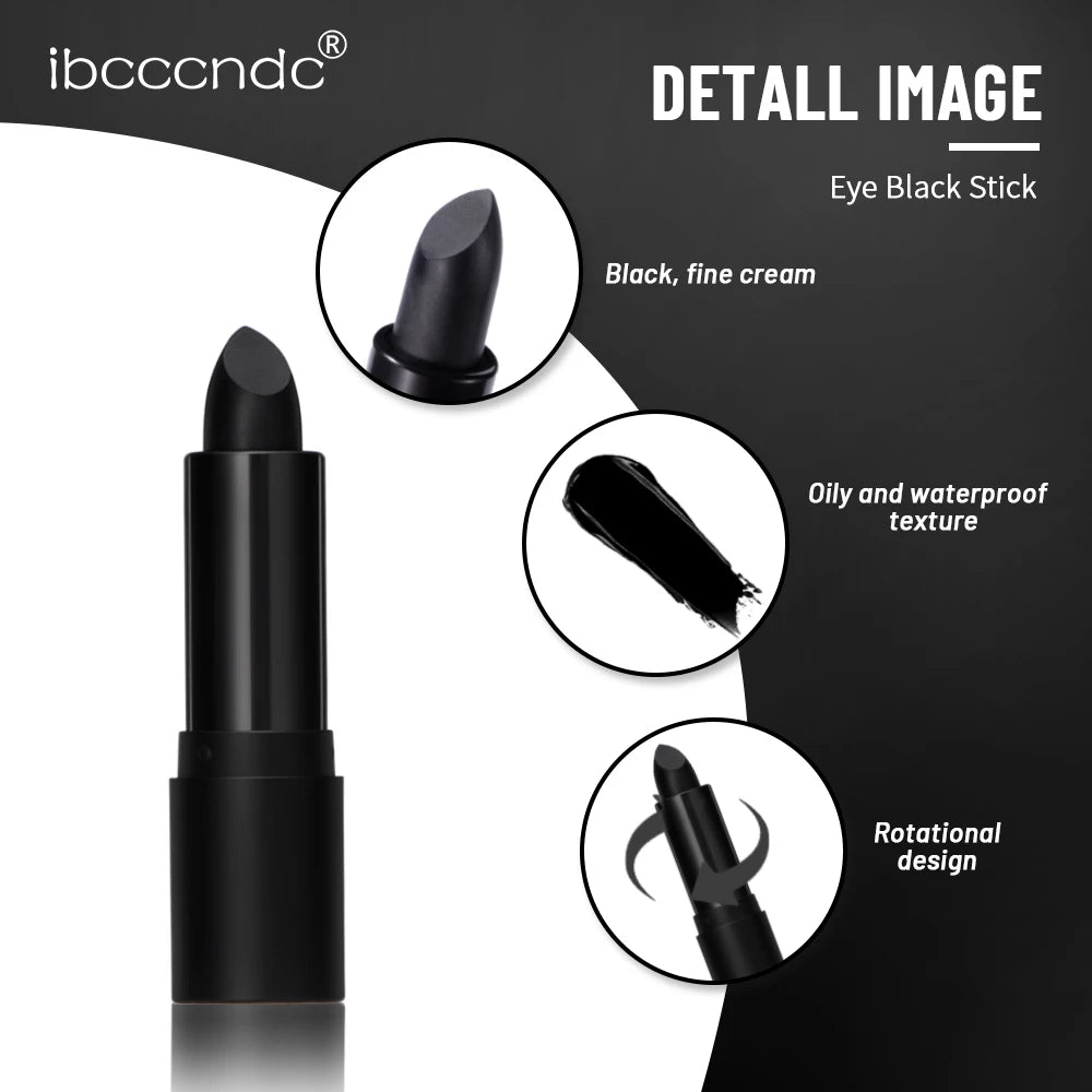 Long-Lasting Black And White Lipstick Crayon With Plumping Effect And Highly Pigmented Nude Waterproof Gloss For Halloween