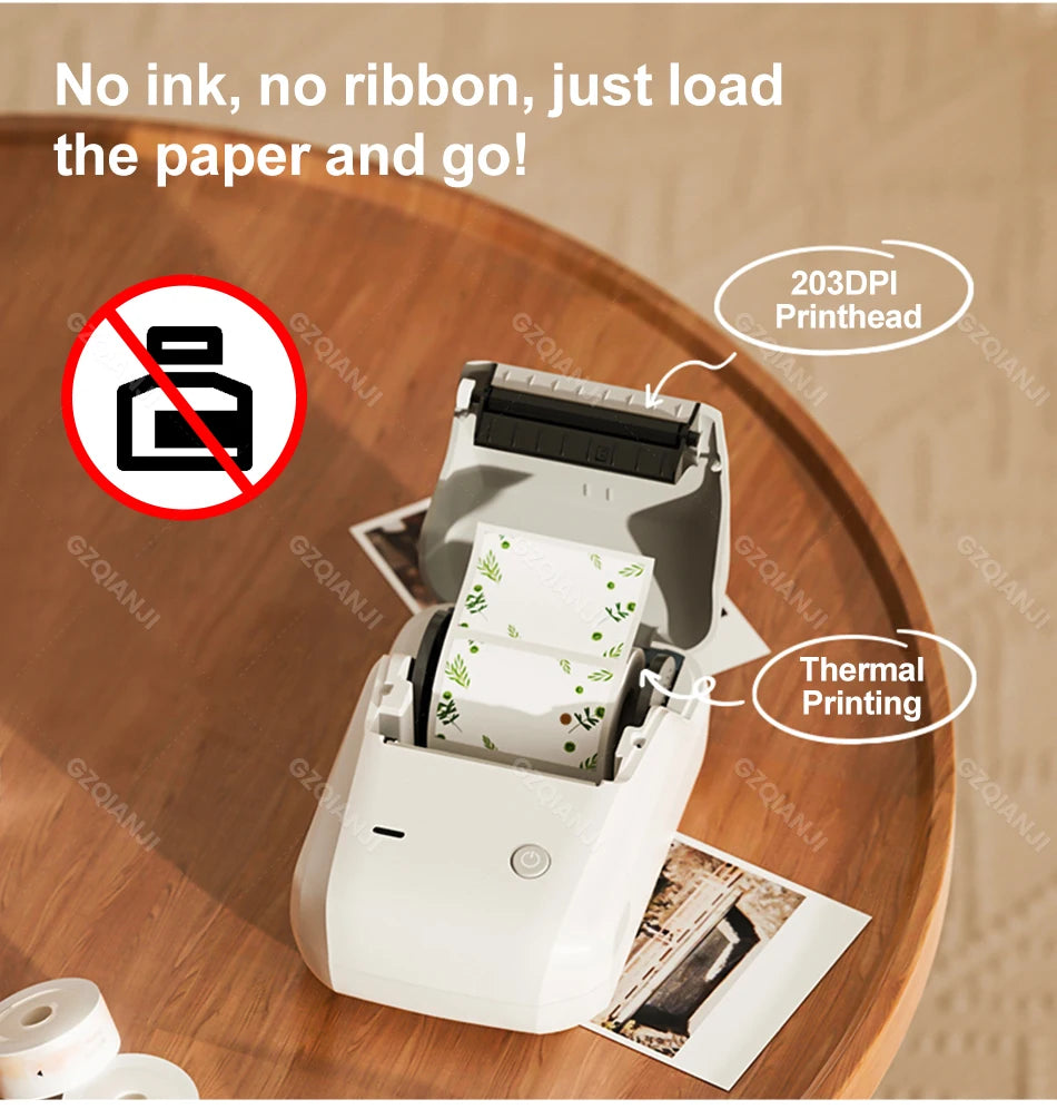 NIIMBOT Mobile B1 Label Printer Bluetooth Thermal Paper Pocket Maker Self-Adhesive Sticker Labeling Tag Price for Retail Store
