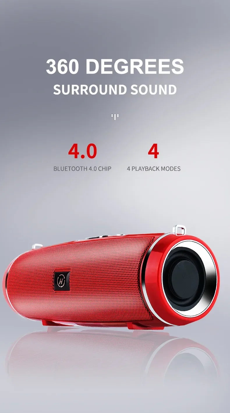 200W High-power Bluetooth Speakers Portable Bass Outdoor Wireless Audio 3D Surround Bluetooth Speaker TWS/FM/voice Dance
