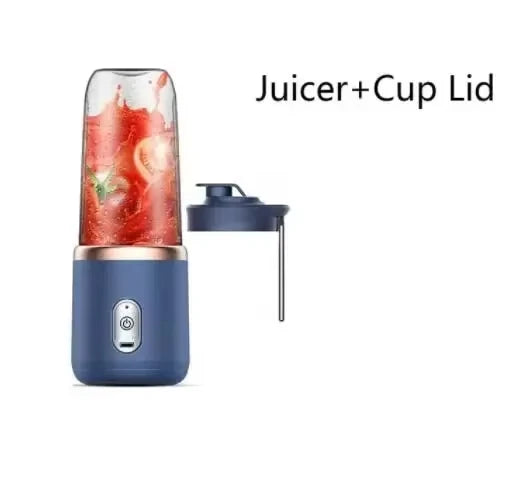 Handheld Usb Personal Mini Juicer Cup Portable Juicer Blender for Travel Water Bottles with Single or Double Cups