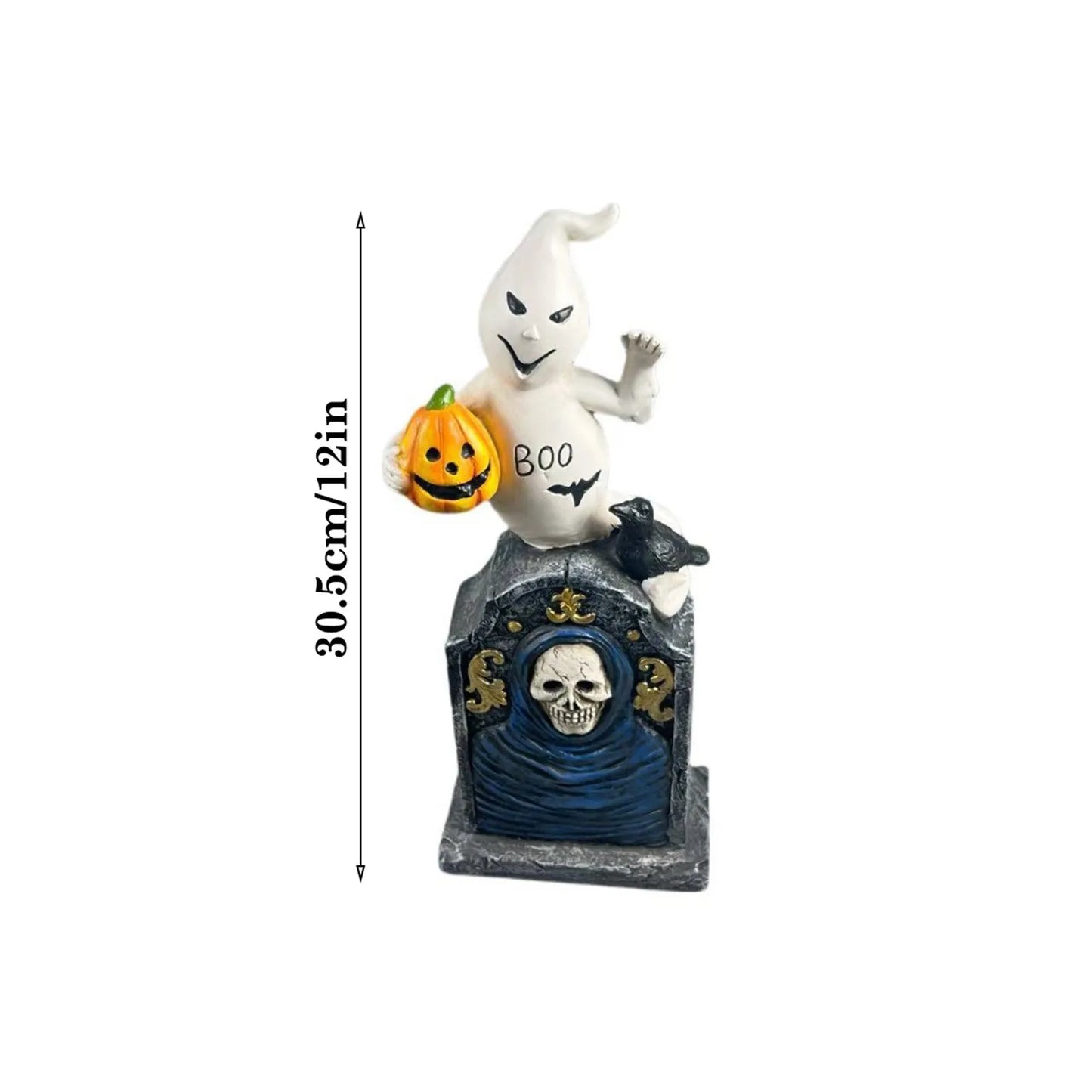 Halloween Pumpkin Haunted House Decorations Resin Props Ornaments Desktop Atmosphere Layout Creative Decorative Ornaments