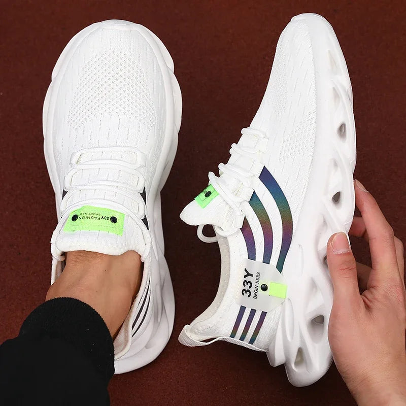 Casual Shoes for Men Summer New Style Mesh Breathable Lightweight Cushioned Comfortable Sports Walking Shoes for Men and Women
