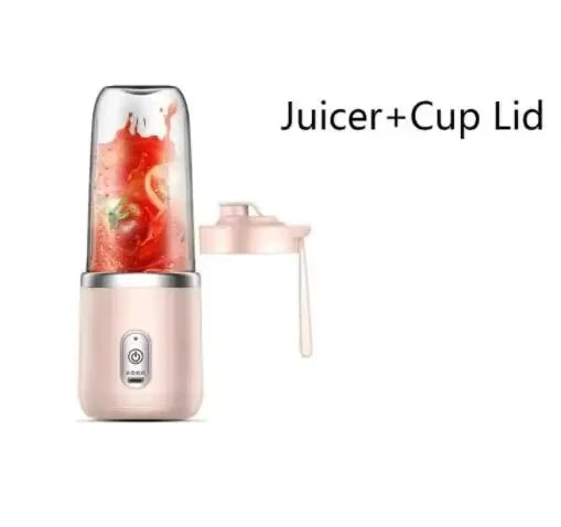 Handheld Usb Personal Mini Juicer Cup Portable Juicer Blender for Travel Water Bottles with Single or Double Cups
