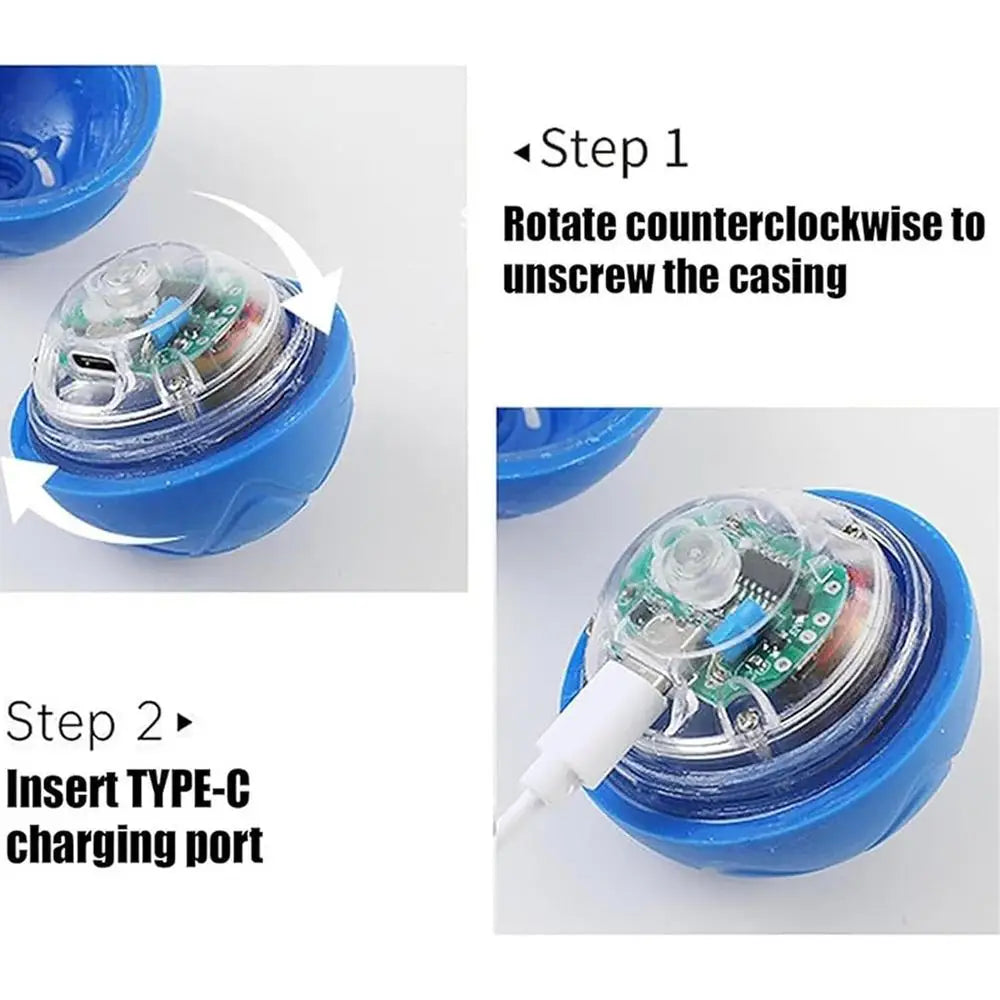 Active Rolling Ball For Dogs Vibrating Rolling Ball Automatic Rolling Ball Toys For Puppy USB Rechargeable Interactive Dog