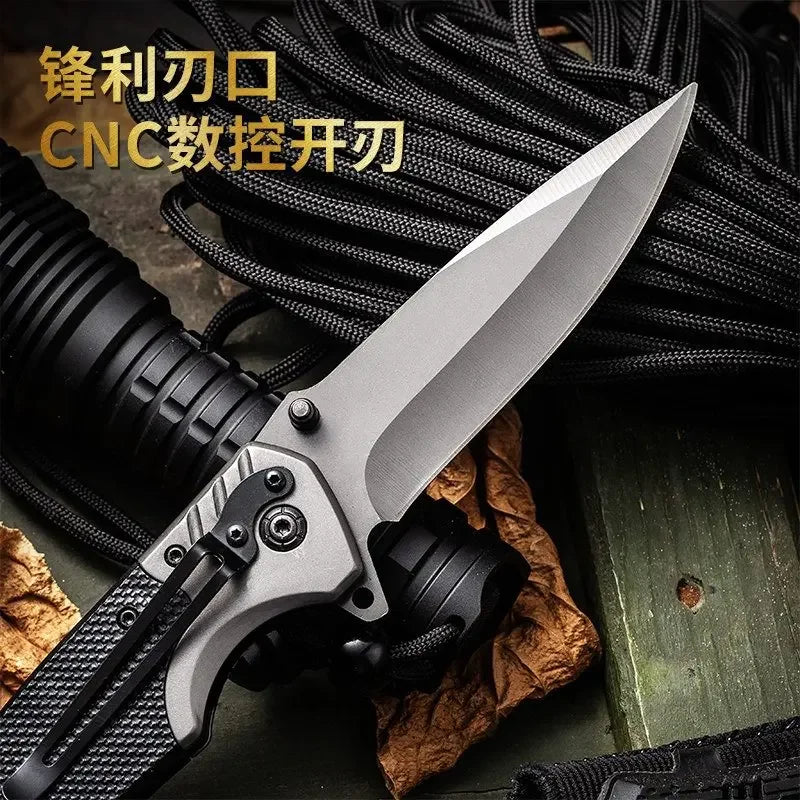 Tactical Folding Knife, Self Defense Survival Pocket Knives, EDC Multitool For Men, Hunting Weapon, Outdoor Camping, Hand Tools