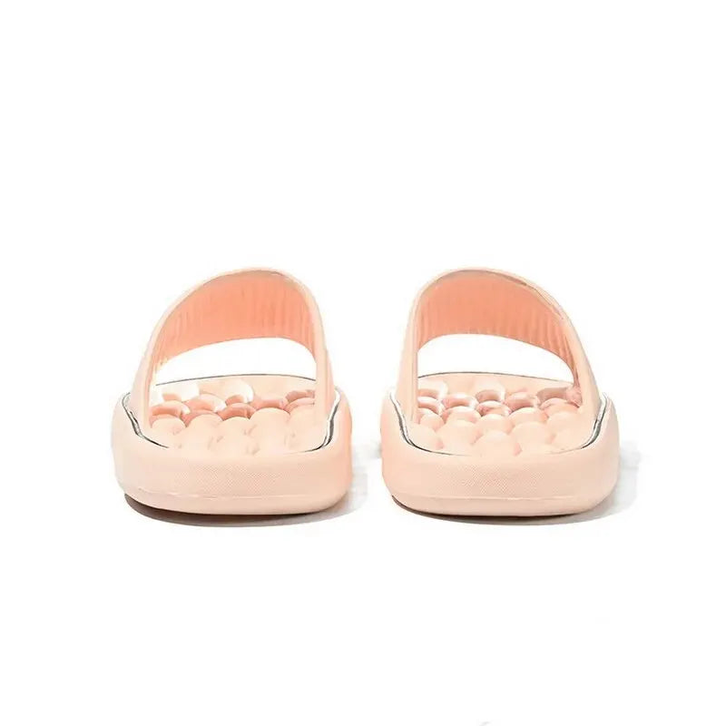 Bathroom House Slippers Leaking Quick-Drying Shower Slipper Light Weight Waterleaky Beach Flip Flops Women Swimming Slides