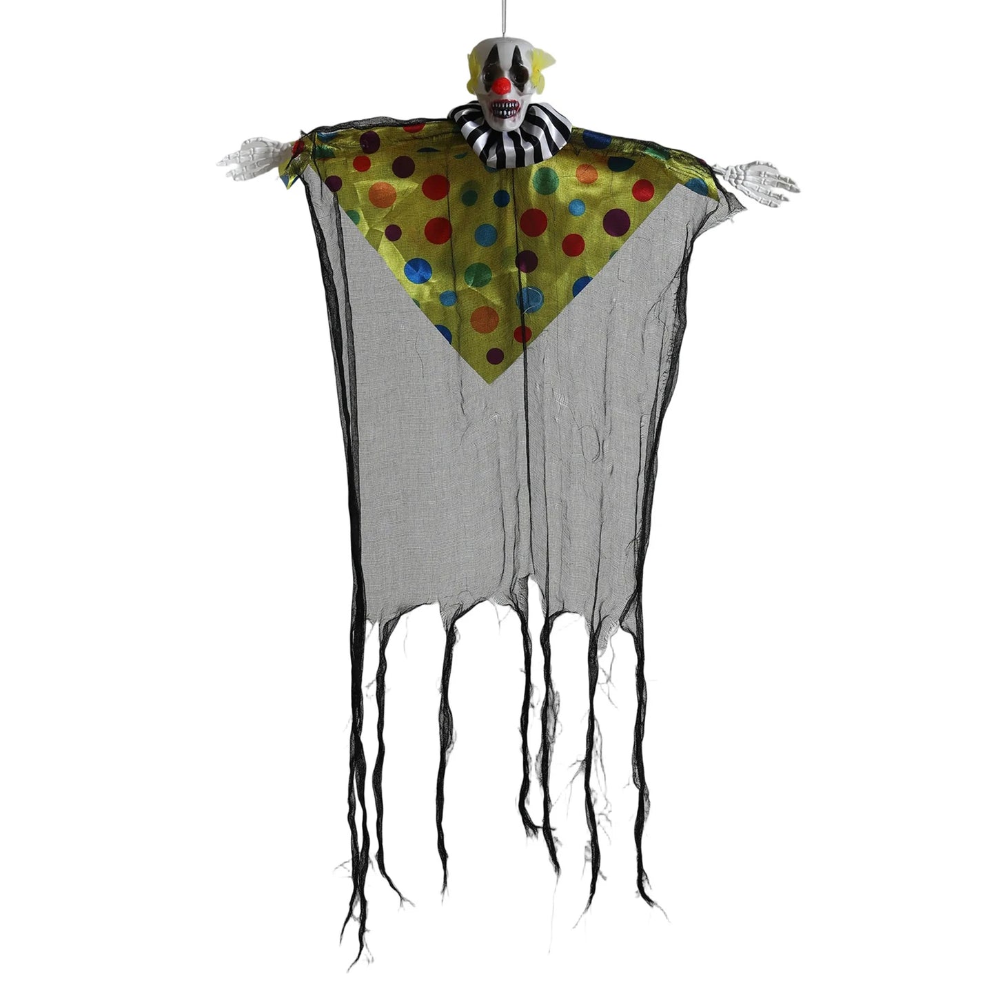 Terrifying Joker Pendant Floating Cloth Hanging Ghost Ornament For Garden Courtyard 2025 Halloween Party Decoration Props
