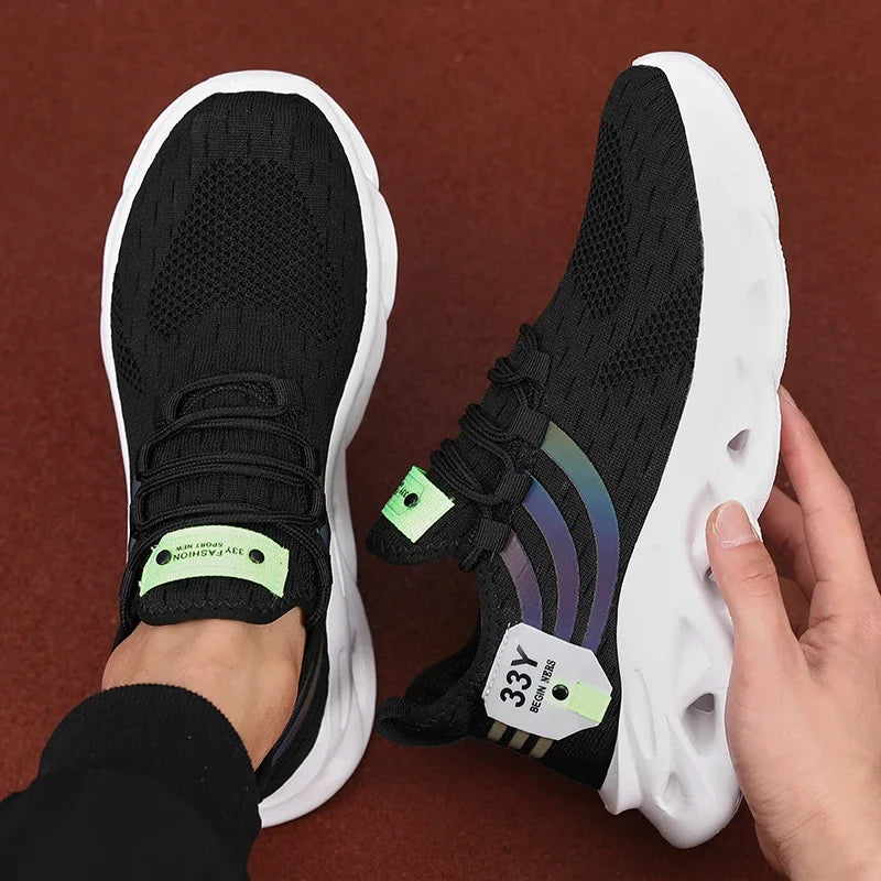 Casual Shoes for Men Summer New Style Mesh Breathable Lightweight Cushioned Comfortable Sports Walking Shoes for Men and Women