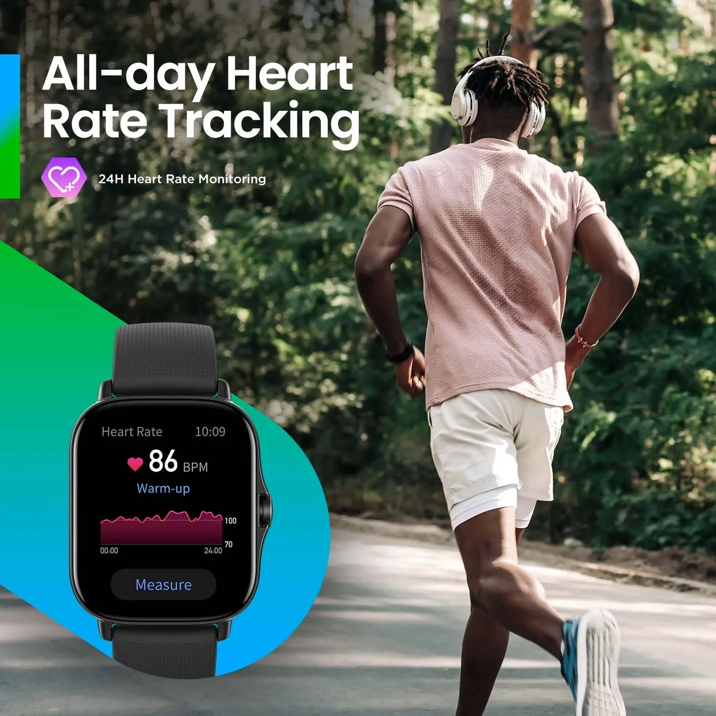 Amazfit GTS 2 Smartwatch 5ATM Waterproof Health and Fitness Tracking Smart Watch ALEXA Built-In 95-90New Smart Watches
