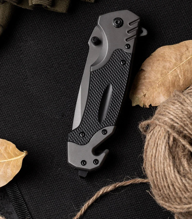 Tactical Folding Knife, Self Defense Survival Pocket Knives, EDC Multitool For Men, Hunting Weapon, Outdoor Camping, Hand Tools
