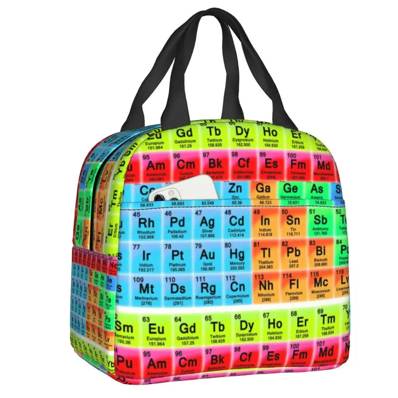 Custom I Am A Scientist Lunch Bag Science Physics Chemistry Biology Cooler Thermal Insulated Lunch Boxes for School Children