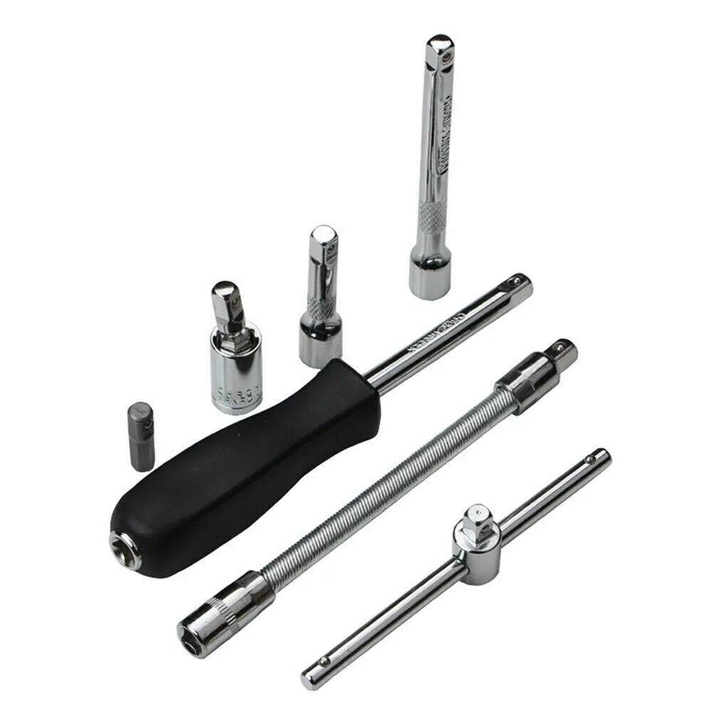 46PCS Socket Set Ratchet Wrench Screwdriver Tool 1/4" Drive Ratchet Torx Hex Wrench Socket Set Car Repairing Hand Tool
