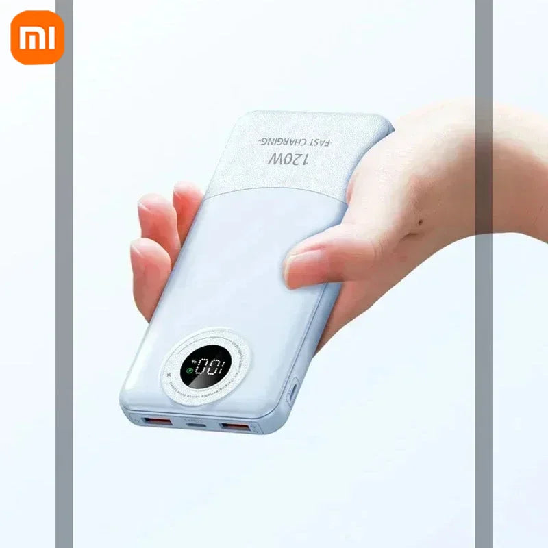 Xiaomi 50000mAh PowerBank 120W Super Fast Charging Four Heads Portable Charger Emergency Battery Supply For iPhone Samsung 2025