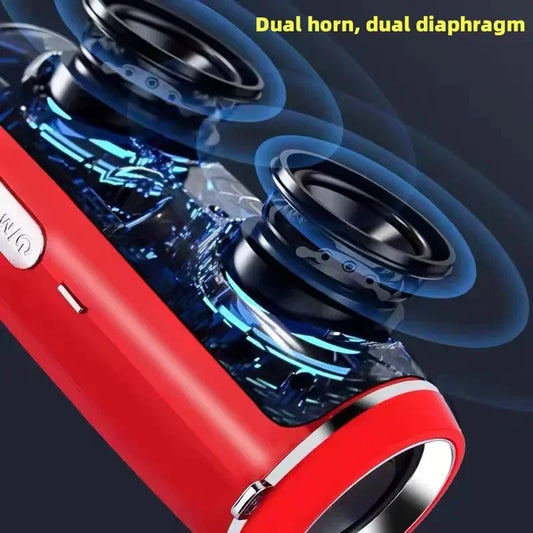 200W High-power Bluetooth Speakers Portable Bass Outdoor Wireless Audio 3D Surround Bluetooth Speaker TWS/FM/voice Dance